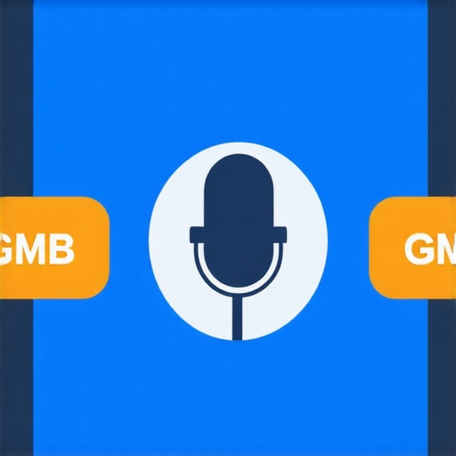 Visual representation of voice search and AI integration enhancing local business visibility